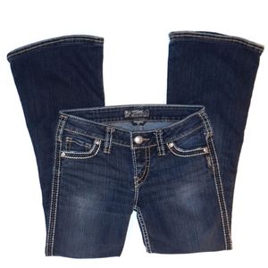 SILVER JEANS Frances 22" Flare sz W27 L28.5